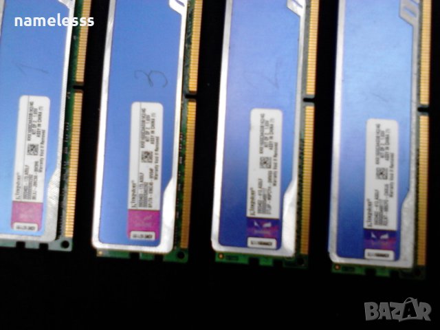 продавам два кита DDR3 2x2GB  1600, снимка 2 - RAM памет - 40733255