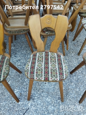 Дървени столове А130, снимка 2 - Столове - 51582699