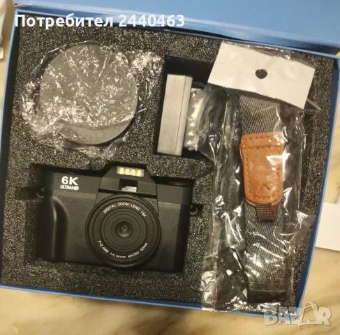 6K Digital Camera for Photography,64MP WiFi Vlogging Camera for YouTube, Дигитален фотоапарат, снимка 3 - Фотоапарати - 55950649