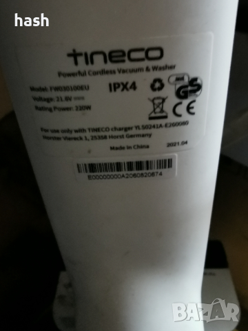 Прахосмукачка Tineco IFLOOR 3 Бяла, за/на части, снимка 4 - Прахосмукачки - 44816364