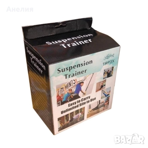 TRX Мултифункционален фитнес уред с ленти, снимка 2 - Фитнес уреди - 52177443