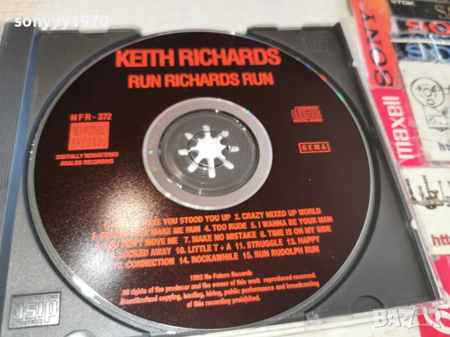 KEITH RICHARDS CD-ВНОС GERMANY 0603261700H2E6R, снимка 8 - CD дискове - 53737082