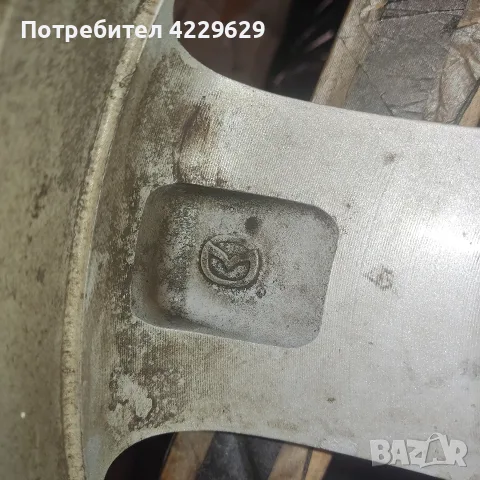 Оригинални алуминиеви джанти Мазда 16 цола., снимка 6 - Гуми и джанти - 55994350
