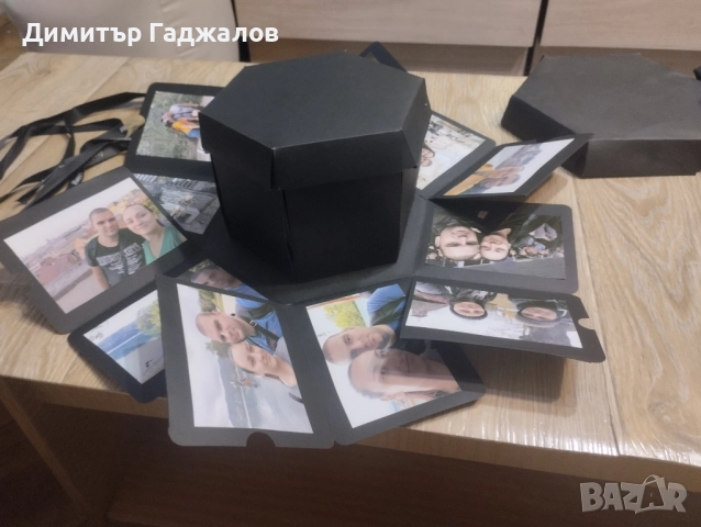 Експлодираща кутия със снимки, снимка 2 - Подаръци за мъже - 51645457
