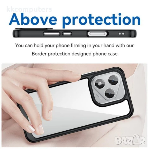 Honor 400 Lite Colorful TPU + Acrylic Удароустойчив Калъф и Протектор, снимка 7 - Калъфи, кейсове - 50937775