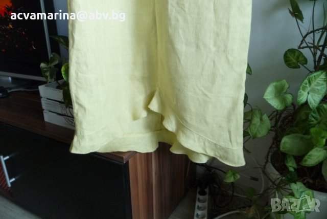 италианска рокля от лен, снимка 3 - Рокли - 41347238