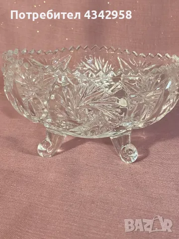 Vintage. Germany. Кристална ваза. 