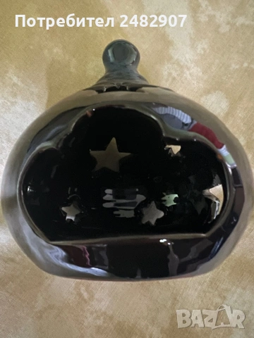 Стар керамичен свещник, снимка 11 - Антикварни и старинни предмети - 53391293