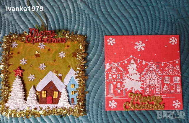 Коледни пана 18,2/25,7см и 15/15см, снимка 5 - Коледни подаръци - 48430736