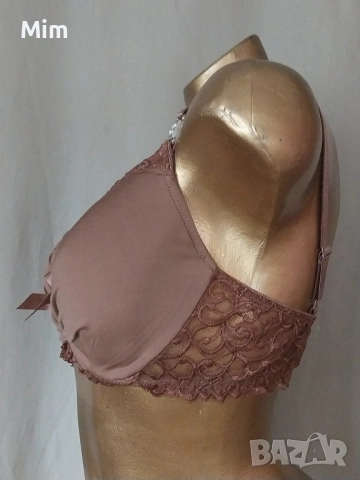 BODYFLIRT 85 E Сутиен в бордо и в кафяво, снимка 13 - Бельо - 51993597