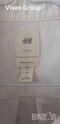 Маркова мъжка риза H&M, снимка 4 - Ризи - 36213643