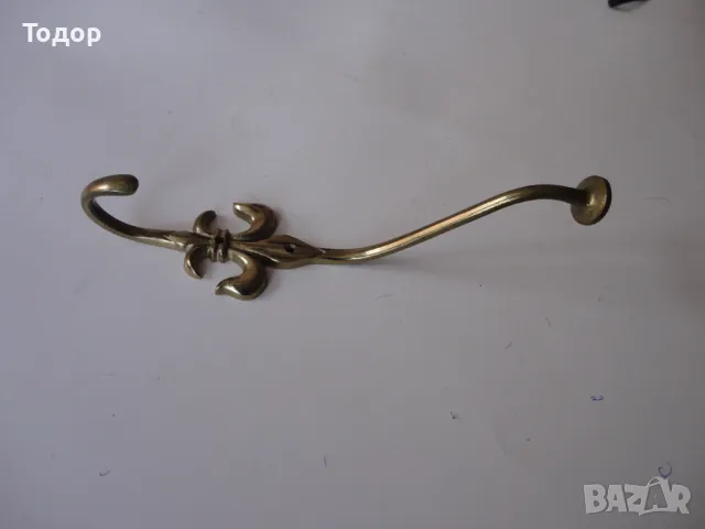 Страхотна немска бронзова закачалка 2, снимка 4 - Антикварни и старинни предмети - 49126599