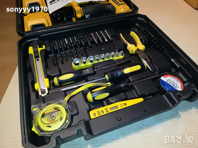 DEWALT ИНСТРУМЕНТИ-КОМПЛЕКТ С КУФАР 0304221726, снимка 12 - Винтоверти - 36329705