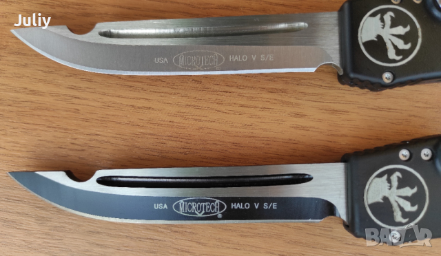 Автоматичен нож Microtech Halo 5, снимка 3 - Ножове - 36400207