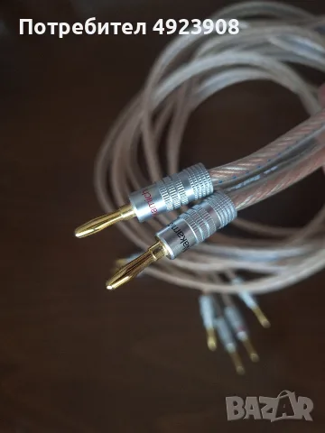 Real Cable BM400T 2x4.00mm² - Hi Fi кабели за тонколони (2х310мм) + Nakamichi, снимка 2 - Други - 55726809
