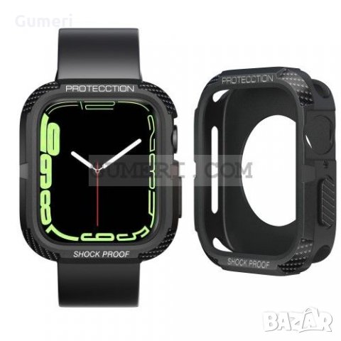 Apple Watch Series 7 41mm - Силиконов калъф, снимка 4 - Аксесоари за Apple - 35929515