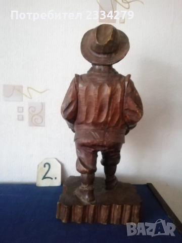 Стари статуи ръчна дърворезба от различни години, автори, държави, снимка 8 - Статуетки - 52544136
