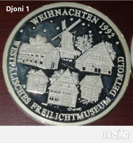 Сребърен Weihnachtstaler 1992
