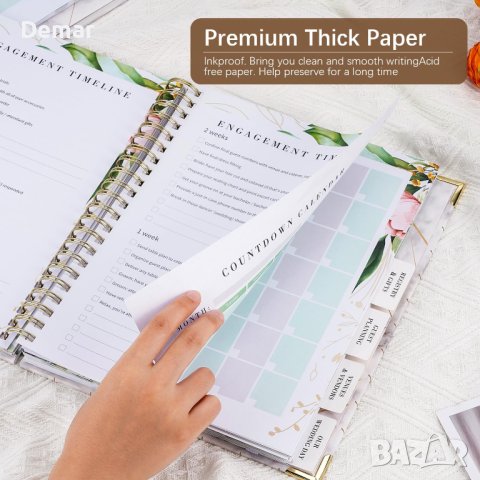 Книга за сватбен план и органайзер за булка, снимка 9 - Други - 41867761