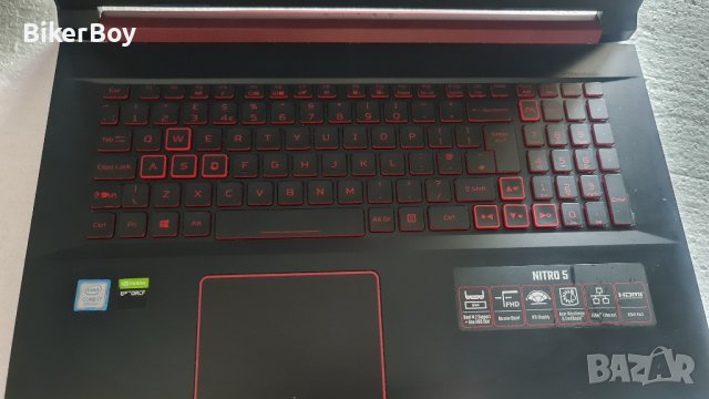 acer nitro 5 17,3" 120hz / i7 9750h / rtx2060, снимка 1 - Лаптопи за игри - 41643045