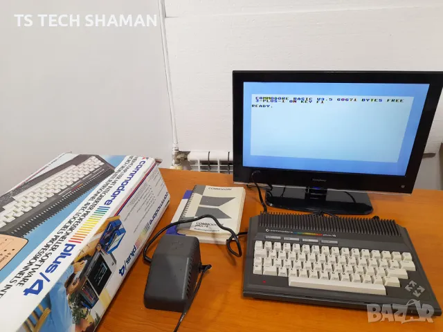 ⭐Продавам рядък осем битов компютър Commodore Plus/4, производство 1984 година⭐, снимка 5 - Антикварни и старинни предмети - 48482641