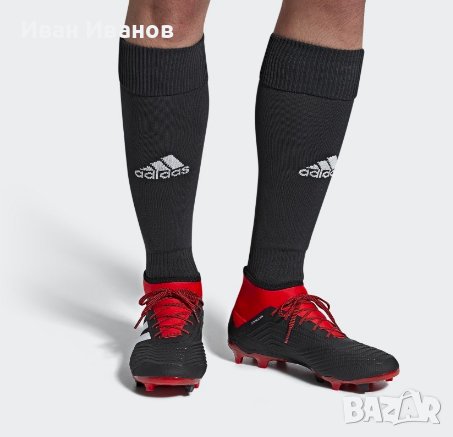 бутонки  Adidas Predator 18.2 Fg M  номер 40 ,5-41, снимка 4 - Футбол - 41316321