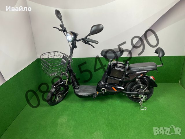Електрически скутер – Колело с двойна седалка – Велосипед Х5, снимка 2 - Велосипеди - 35567761