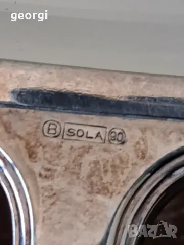 винтидж посребрен комплект Фасетирано огледало с две четки  5/2, снимка 10 - Антикварни и старинни предмети - 49081843