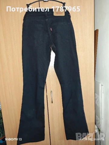Нови дънки Levi's черни Bootcut, снимка 3 - Дънки - 51056842