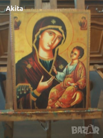 Икона на света Богородица , снимка 3 - Икони - 22590098