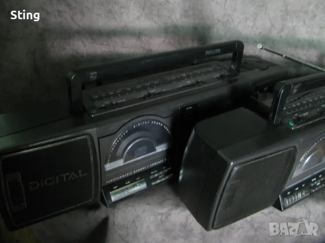 PHILIPS D 8892/00 CD Радиокасетофон от 80 те, снимка 5 - Радиокасетофони, транзистори - 50421855