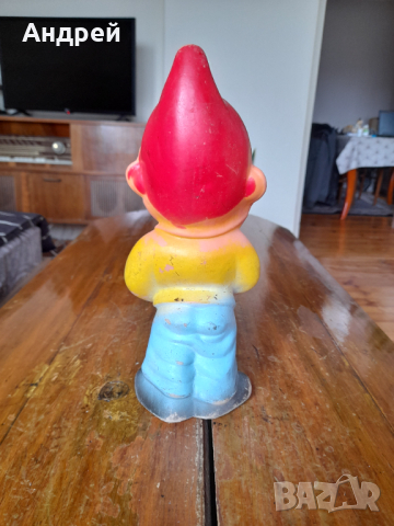 Стара гумена играчка,джудже #4, снимка 3 - Други ценни предмети - 44749613