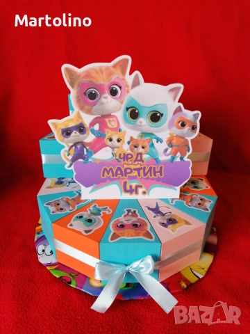 Картонена торта Стич, снимка 14 - Други - 52927496