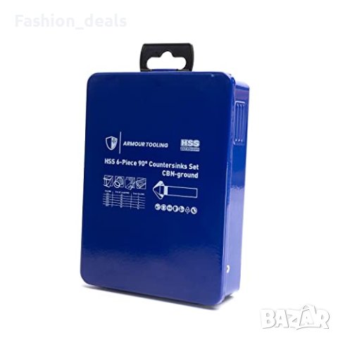 Нов Комплект свредла за зенкероване от 6 части Алуминий Дърво Пластмаса Стомана, снимка 2 - Други стоки за дома - 41782526