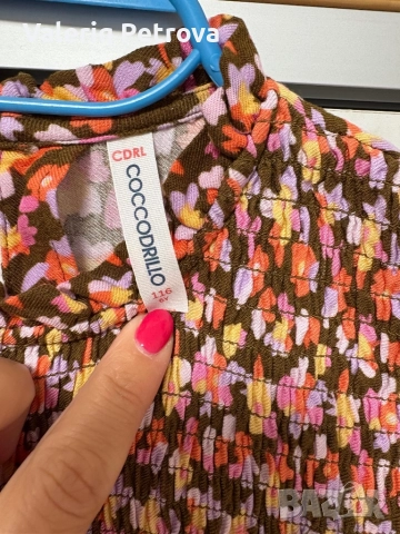 Рокля Coccodrillo, Есен, снимка 4 - Детски рокли и поли - 51915649