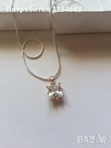 Колие с кристали , снимка 3 - Колиета, медальони, синджири - 49497700