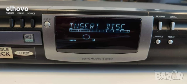 CD recorder Philips CDR 770, снимка 4 - Ресийвъри, усилватели, смесителни пултове - 51337294