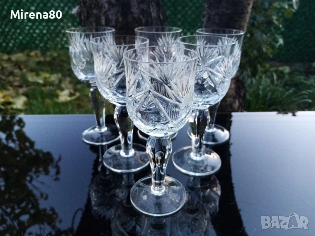 Кристален сервиз за ракия/ликьор !