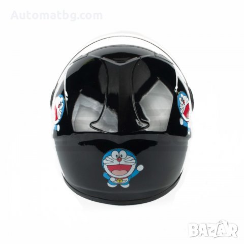 Детска каска Automat, Каска за мотор, АТВ, Мотопед, Черна, снимка 2 - Аксесоари и консумативи - 35902906