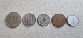 Монети. Япония. 1 ,10 ,50 ,100 и 500 йени . 5 бройки., снимка 2