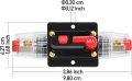 автоматичен авто предпазител, прекъсвач, бушон, 12V-24V, 20A-100A, снимка 8
