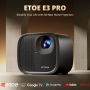 Нов проектор Etoe E3 Pro за кино и др. Netflix & Google TV Certified, снимка 1