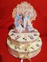 Картонена торта Покахонтас, снимка 1 - Други - 40013366