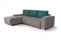 Ъглов диван Виктор мини топло сиво Marta 18/23, снимка 1