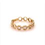 Златен дамски пръстен 1,49гр. размер:56 14кр. проба:585 модел:16483-5, снимка 3