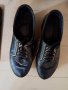 Тъмно сини, естествена кожа, обути 2,3 пъти, стелка 24, 5, български, снимка 1 - Дамски ежедневни обувки - 40955560