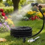 Гъвкав разтеглив градински маркуч 30м – Пълен комплект с пистолет (7 функции) и конектори, снимка 2