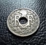 Стара монета 10 сантима 1922 г. Франция - топ !, снимка 6