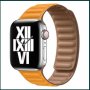 Кожена Магнитна Каишка за Apple Watch 8 Ultra 7 6 SE 5 4 44 40mm, снимка 1 - Смарт гривни - 39041443
