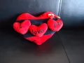 плюшки сърца ,мечета,хипопотам, снимка 3
